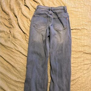 Size 3, distressed Mom jeans